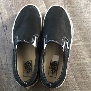 Black Slip On Vans